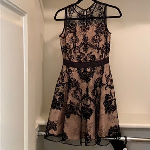 The Limited Dress Black Lace Overlay NWT